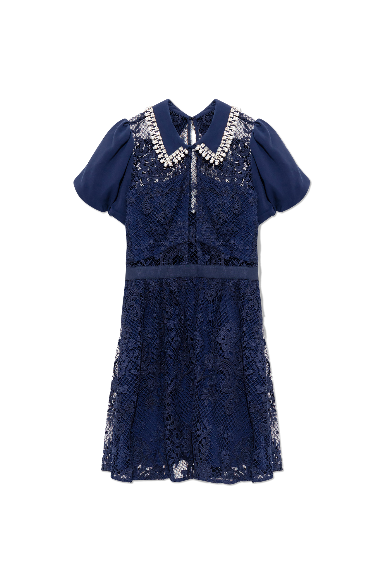 Navy blue hotsell lace dress canada